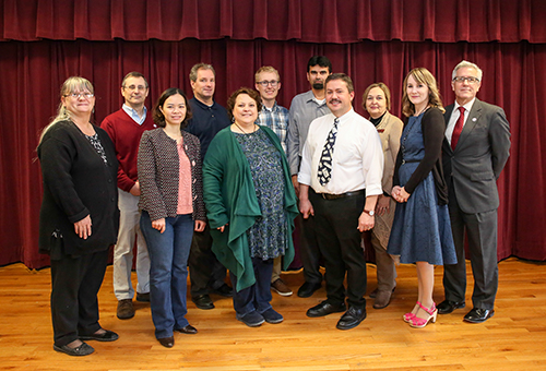 award ceremony math professors