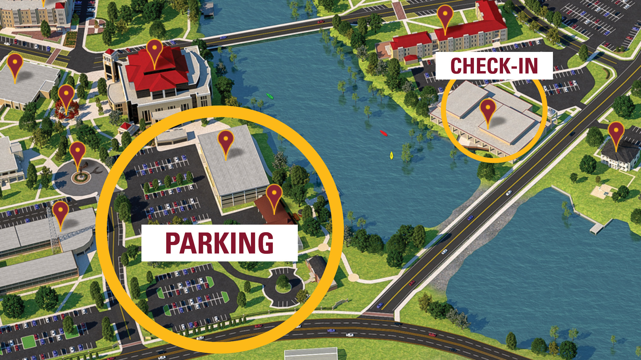 Map of Browse parking