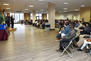 Student Union ballroom and stage