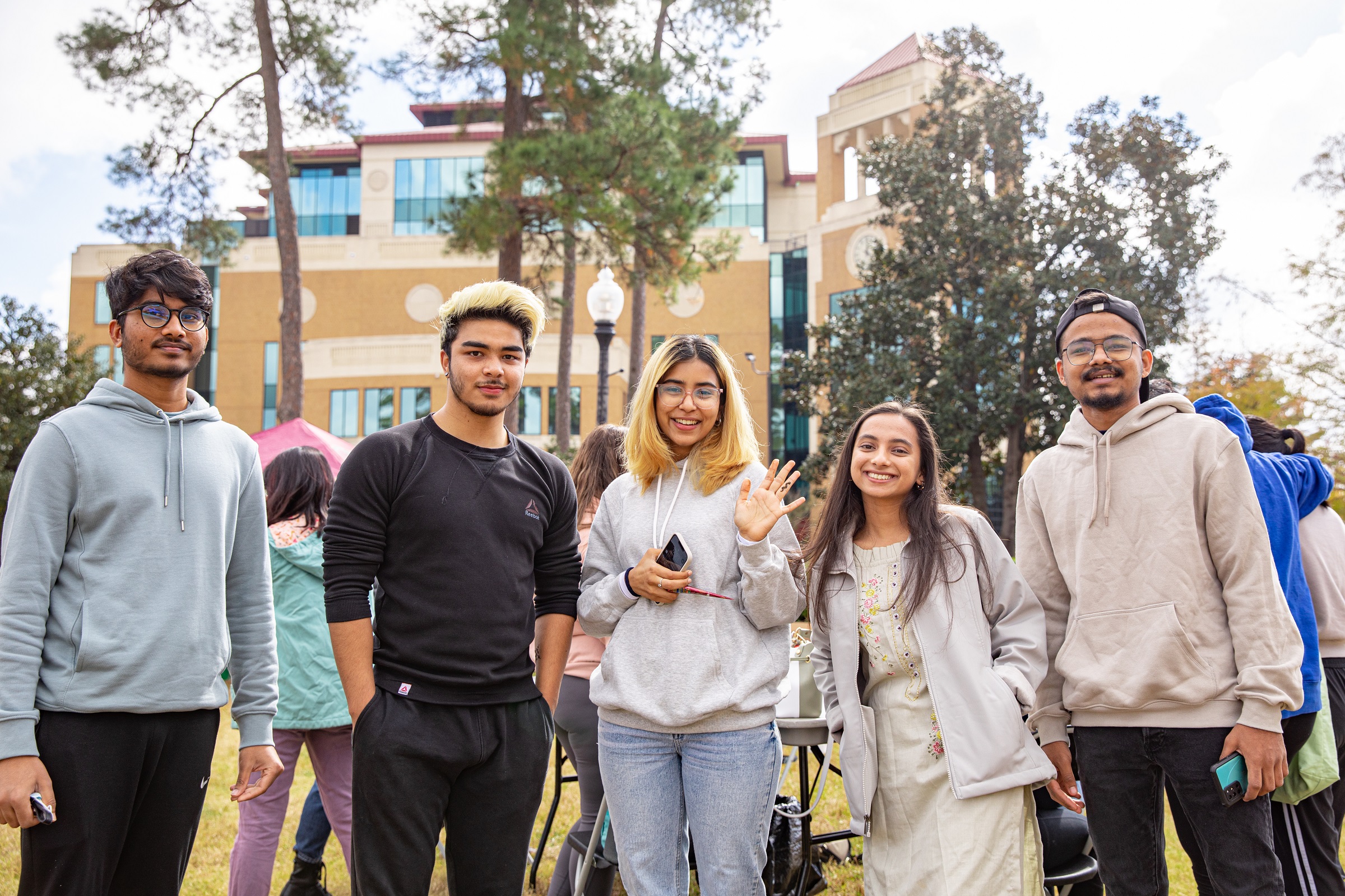 Students at festival