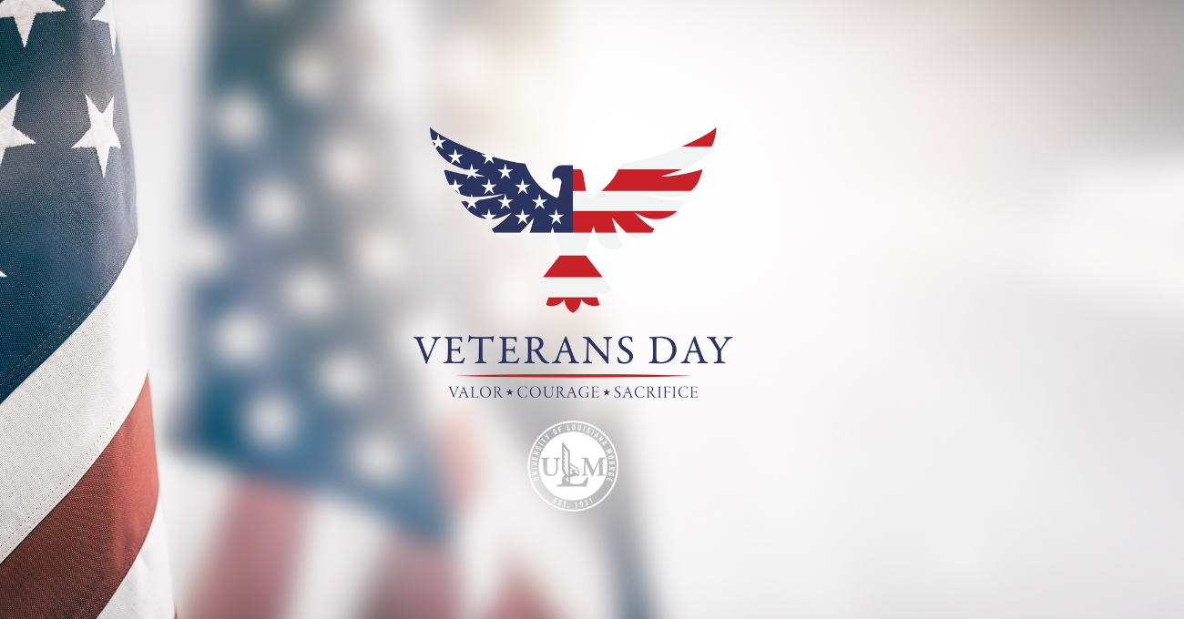 ULM Veterans Day Header